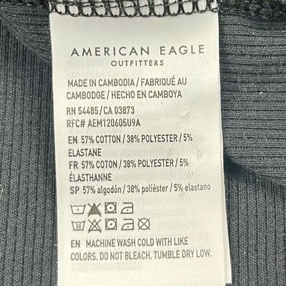 American Eagle Long Sleeve Mock Neck Tee Shirt XXL - Picture 9 of 11